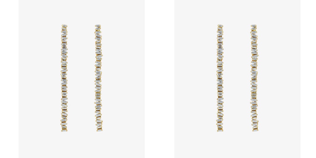 Baguette Diamond Earrings
